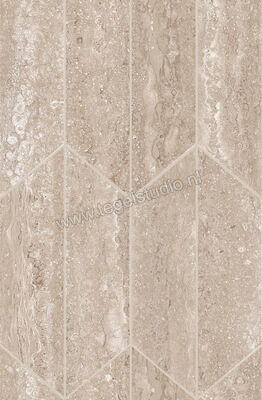  Ragno Realstone_Travertino Vein Noce 29.4x40.7 cm Mozaiek Losanga Mat Vlak Naturale RCLD | 374968