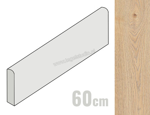  Ragno Secret Beige 8x60 cm Plint Mat Gestructureerd Naturale RCQW | 375619