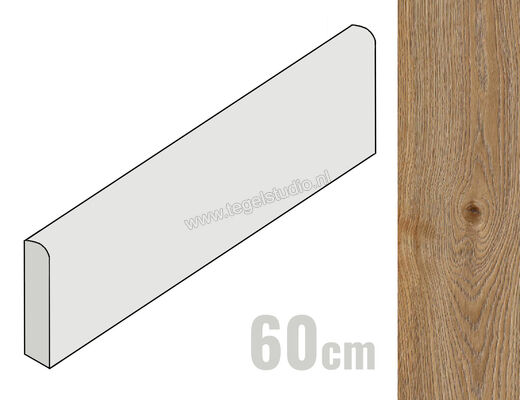  Ragno Secret Rovere 8x60 cm Plint Mat Gestructureerd Naturale RCR0 | 375631