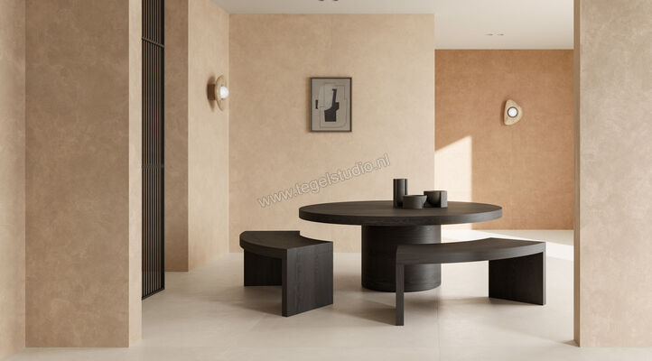  NovaBell Glow Silk 100x100 cm Vloertegel / Wandtegel Mat Gestructureerd Naturale GLW108R | 375652