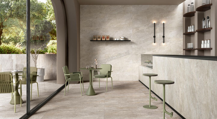  Novabell Deepstone Hyper Platinum 120x120 cm Vloertegel / Wandtegel Mat Gestructureerd Naturale DPSH188R | 375739
