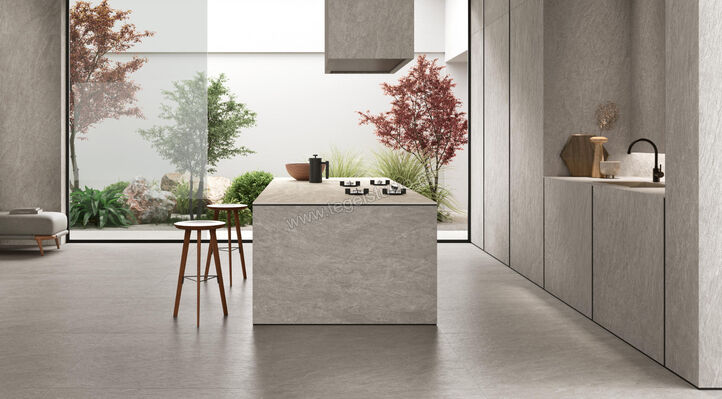  Novabell Deepstone Iron 120x120 cm Vloertegel / Wandtegel Mat Gestructureerd Naturale DPS181R | 375742