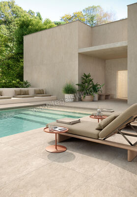  NovaBell Deepstone Outdoor Sand 120x120x2 cm Terrastegel Mat Gestructureerd Naturale DPS412R | 375760