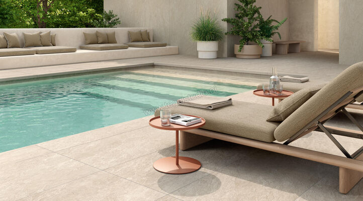  Novabell Deepstone Sand 100x100 cm Vloertegel / Wandtegel Mat Gestructureerd Naturale DPS104R | 375763