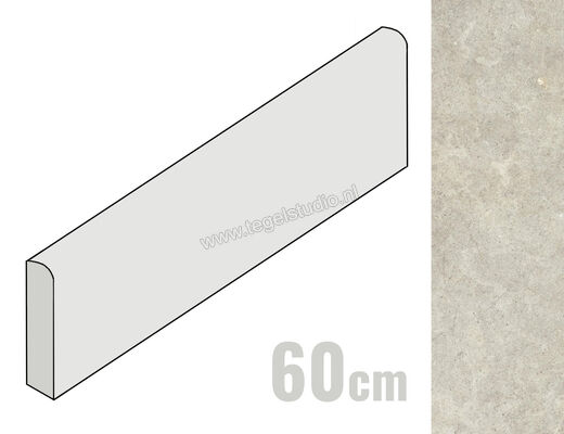  Ragno Richmond Taupe 7x60 cm Plint Mat Vlak Naturale RAR0 | 375838