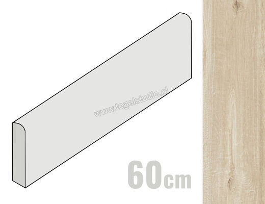  Ragno Woodtale Betulla 7x60 cm Plint Mat Vlak Naturale R4XU | 376162
