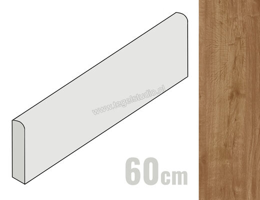 Ragno Woodtale Quercia 7x60 cm Plint Mat Vlak Naturale R4XX | 376171