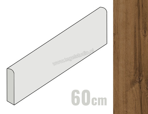  Ragno Woodtale Noce 7x60 cm Plint Mat Vlak Naturale R4XY | 376174