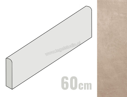  Ragno Boom Sabbia 7x60 cm Plint Mat Vlak Naturale R54L | 376573