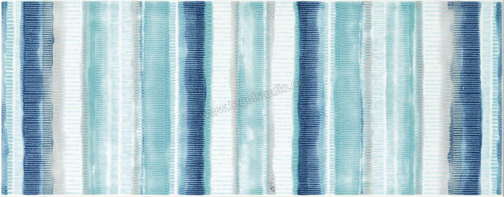  Ragno Candy Oceano 20x50 cm Wandtegel Decoro Riviera Glanzend Vlak Naturale RFGF | 376675