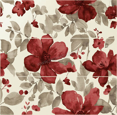  Ragno Frame Cream 25x76 cm Wandtegel Decoro C3 Cream Mat Vlak Naturale R50U | 377365