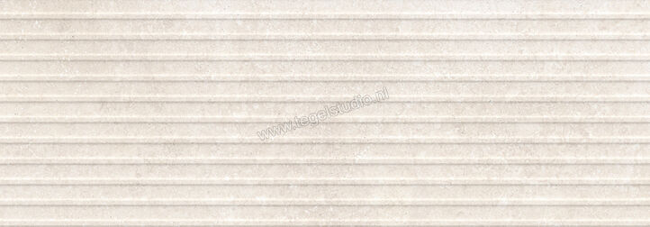  Ragno Travertino Wall Cross Bianco 40x120 cm Wandtegel Struttura 3D Dorica Mat Gestructureerd Naturale RCUM | 377737