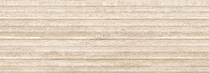  Ragno Travertino Wall Vein Beige 40x120 cm Wandtegel Struttura 3D Dorica Mat Gestructureerd Naturale RCUN | 377740