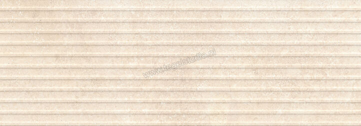  Ragno Travertino Wall Cross Beige 40x120 cm Wandtegel Struttura 3D Dorica Mat Gestructureerd Naturale RCUQ | 377749