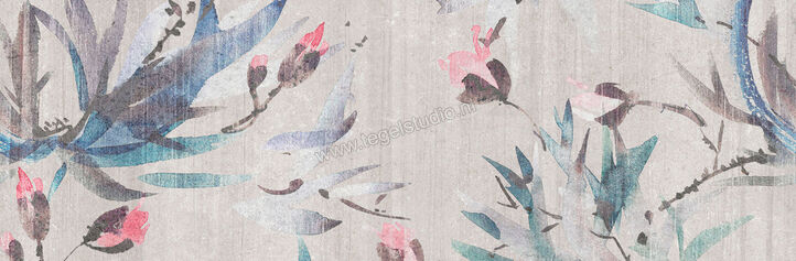 Ragno Creek Bianco 25x76 cm Wandtegel Decoro Fresco Bianco Mat Vlak Naturale R9DL | 380857