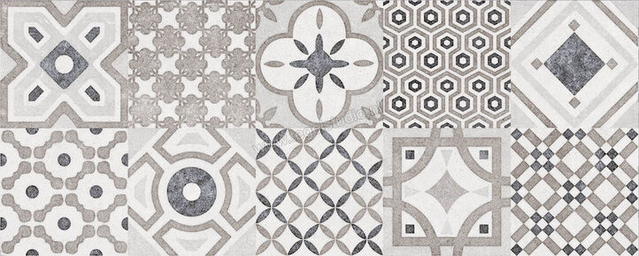  Ragno Creek Bianco 20x50 cm Wandtegel Decoro Accordi Bianco Glanzend Vlak Naturale R5HW | 381043
