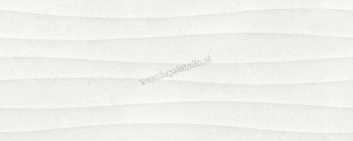  Ragno Creek Bianco 20x50 cm Wandtegel Struttura Vento 3D Mat Gestructureerd Naturale R3RL | 381145