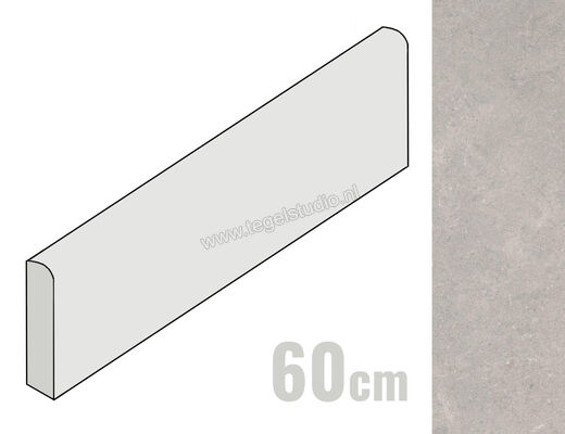  Ragno Creek Grigio 7x60 cm Plint Mat Vlak Naturale R5MV | 381187