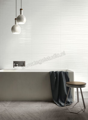  Ragno Freestyle White 25x76 cm Wandtegel Fibra 3D Mat Gestructureerd Satin R02C | 381199