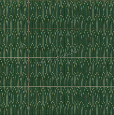  Ragno Sol Verde 15x15 cm Wandtegel Struttura Foglia 3D Glanzend Gestructureerd Naturale R9RE | 381973