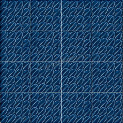  Ragno Sol Blu 15x15 cm Wandtegel Struttura Piuma 3D Verde Glanzend Gestructureerd Naturale R9RA | 381979
