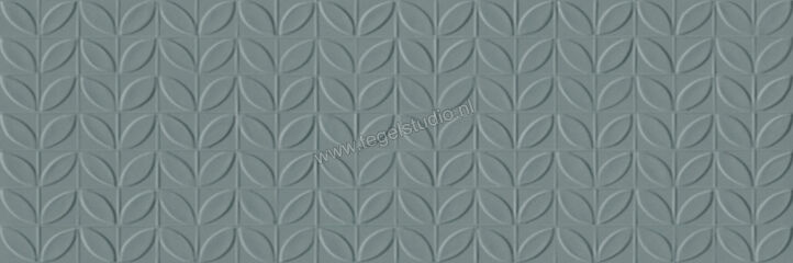  Ragno Vida Azzurro 30x90 cm Wandtegel Struttura Foglia 3D Mat Gestructureerd Naturale RA6R | 382252