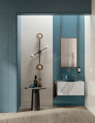  Ragno Lucida Ocean 30x90 cm Wandtegel Glanzend Vlak Naturale RCR4 | 382543