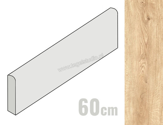  Ragno Inedito Avorio 6x60 cm Plint Mat Gestructureerd Naturale RAMU | 383062