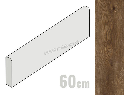  Ragno Inedito Cannella 6x60 cm Plint Mat Gestructureerd Naturale RAMW | 383068