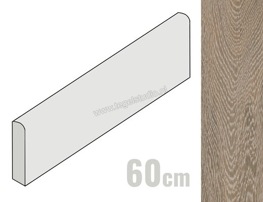  Ragno Woodchoice Tea 7.5x60 cm Plint Mat Vlak Naturale R6MY | 383167
