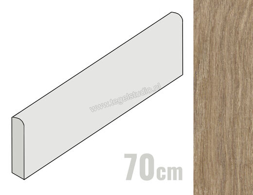  Ragno Woodessence Beige 5x70 cm Plint Mat Vlak Naturale R4MU | 383224