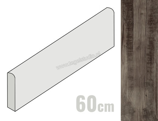  Ragno Woodmania Ash 6x60 cm Plint Mat Vlak Naturale R56K | 383359