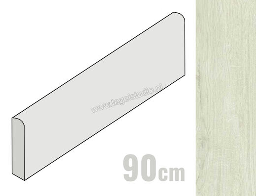  Ragno Woodpassion Taupe 7.5x90 cm Plint Mat Vlak Naturale R44S | 383440