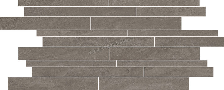 Novabell Norgestone Dark Grey 30x60 cm Muretto Mat Gestructureerd Naturale NST227N | 38350