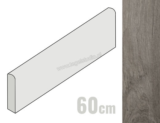  Ragno Woodsense Grigio 6x60 cm Plint Mat Vlak Naturale R8CM | 383512