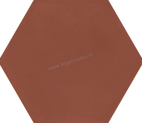  Ragno Stratford Red 18.2x21 cm Vloertegel / Wandtegel Esagona Mat Vlak Naturale R8YH | 385051