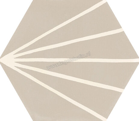  Ragno Stratford Beige 18.2x21 cm Vloertegel / Wandtegel Decoro Tratto Mat Vlak Naturale R8YM | 385111
