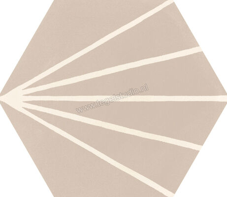  Ragno Stratford Clay 18.2x21 cm Vloertegel / Wandtegel Decoro Tratto Mat Vlak Naturale R8YN | 385123