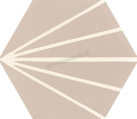  Ragno Stratford Clay 18.2x21 cm Vloertegel / Wandtegel Decoro Tratto Mat Vlak Naturale R8YN | 385129