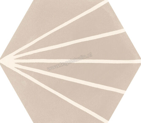  Ragno Stratford Clay 18.2x21 cm Vloertegel / Wandtegel Decoro Tratto Mat Vlak Naturale R8YN | 385132