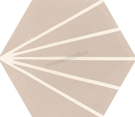  Ragno Stratford Clay 18.2x21 cm Vloertegel / Wandtegel Decoro Tratto Mat Vlak Naturale R8YN | 385138