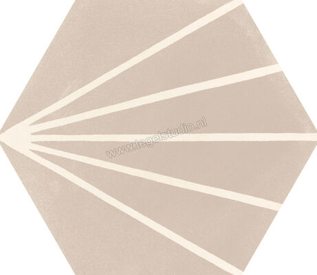  Ragno Stratford Clay 18.2x21 cm Vloertegel / Wandtegel Decoro Tratto Mat Vlak Naturale R8YN | 385141