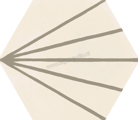  Ragno Stratford White 18.2x21 cm Vloertegel / Wandtegel Decoro Tratto Mat Vlak Naturale R8YP | 385144