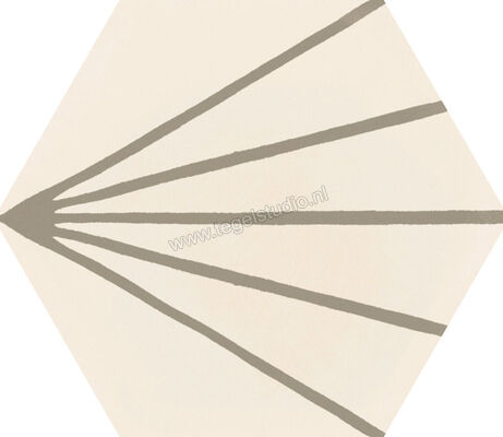  Ragno Stratford White 18.2x21 cm Vloertegel / Wandtegel Decoro Tratto Mat Vlak Naturale R8YP | 385147