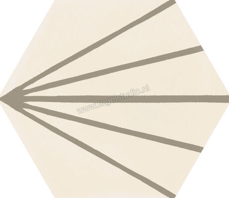  Ragno Stratford White 18.2x21 cm Vloertegel / Wandtegel Decoro Tratto Mat Vlak Naturale R8YP | 385150