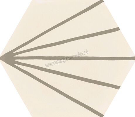  Ragno Stratford White 18.2x21 cm Vloertegel / Wandtegel Decoro Tratto Mat Vlak Naturale R8YP | 385153