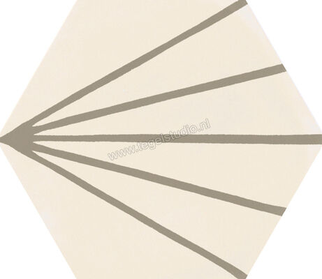  Ragno Stratford White 18.2x21 cm Vloertegel / Wandtegel Decoro Tratto Mat Vlak Naturale R8YP | 385156