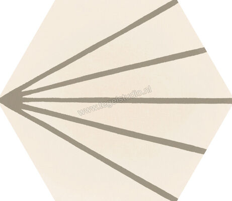  Ragno Stratford White 18.2x21 cm Vloertegel / Wandtegel Decoro Tratto Mat Vlak Naturale R8YP | 385159