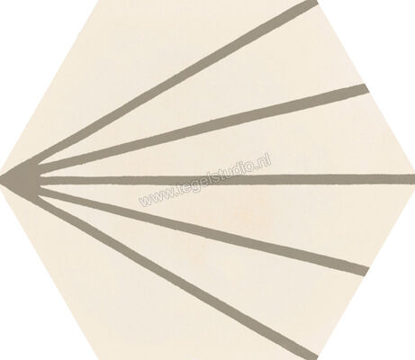  Ragno Stratford White 18.2x21 cm Vloertegel / Wandtegel Decoro Tratto Mat Vlak Naturale R8YP | 385162