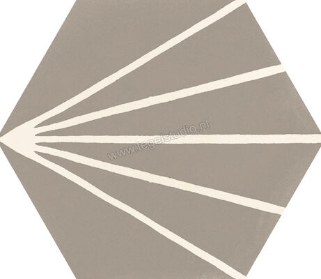  Ragno Stratford Grey 18.2x21 cm Vloertegel / Wandtegel Decoro Tratto Mat Vlak Naturale R8YQ | 385168